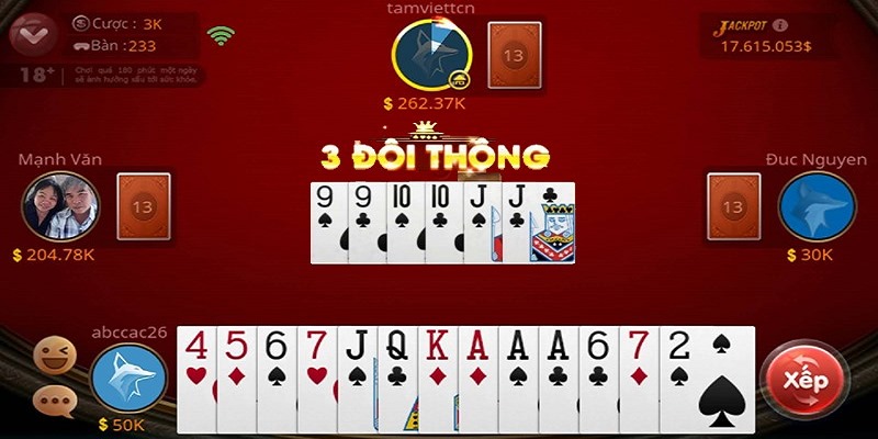 Tiến Lên Miền Nam là tựa game hấp dẫn mọi thời đại