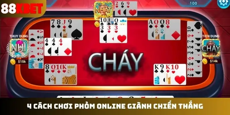 4 cách chơi phỏm online giành chiến thắng