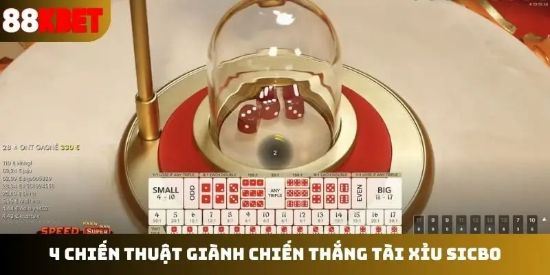 4 chiến thuật giành chiến thắng tài xỉu sicbo