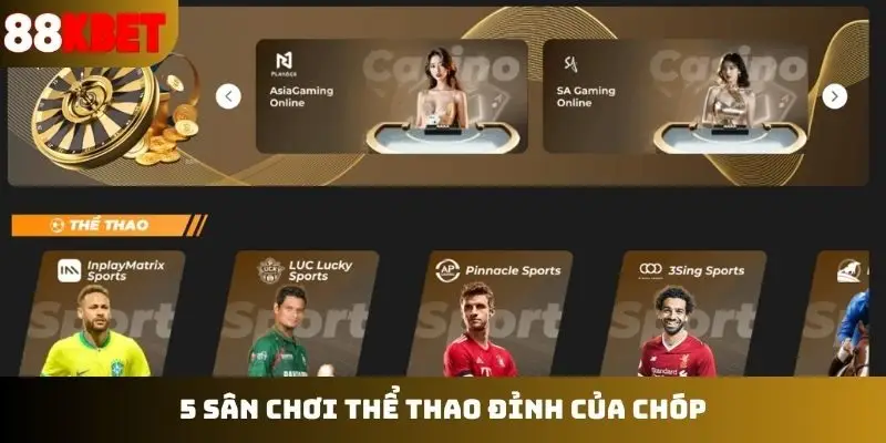 5 sân chơi thể thao đỉnh của chóp