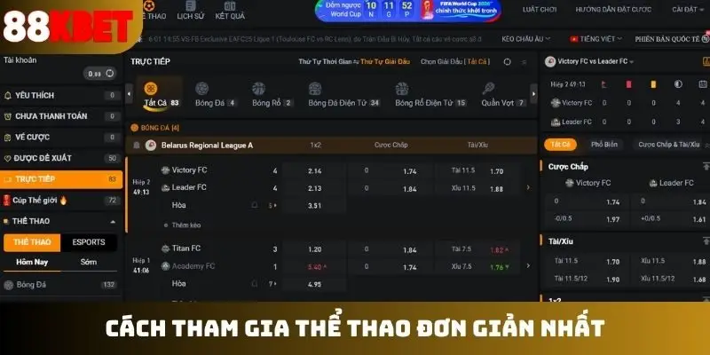 Cách tham gia thể thao đơn giản nhất
