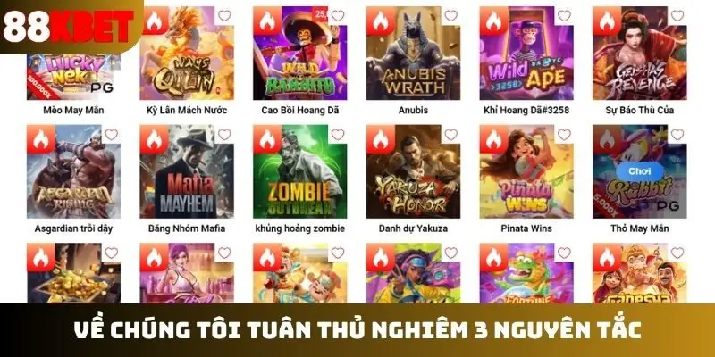 Về chúng tôi tuân thủ nghiêm 3 nguyên tắc